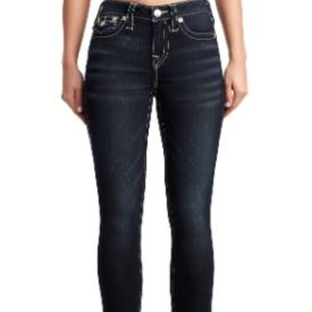 True Religion Women's Stella Skinny with Flap